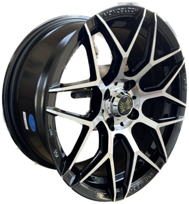 DRS 3567T 7x16/4x100 D67.1 ET35 4 диска черный, серебристый