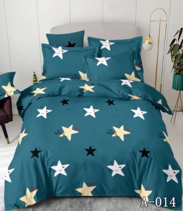 Комплект EVONA Stardust 1.5-спальный сатин, 2 наволочки: 70x70 см