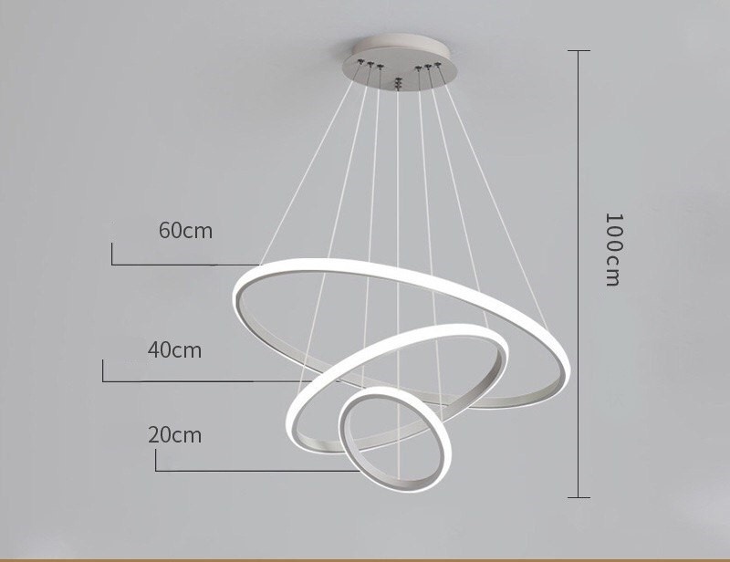 Люстра подвесная TOP LUSTRA LED, кол-во ламп: 3 шт