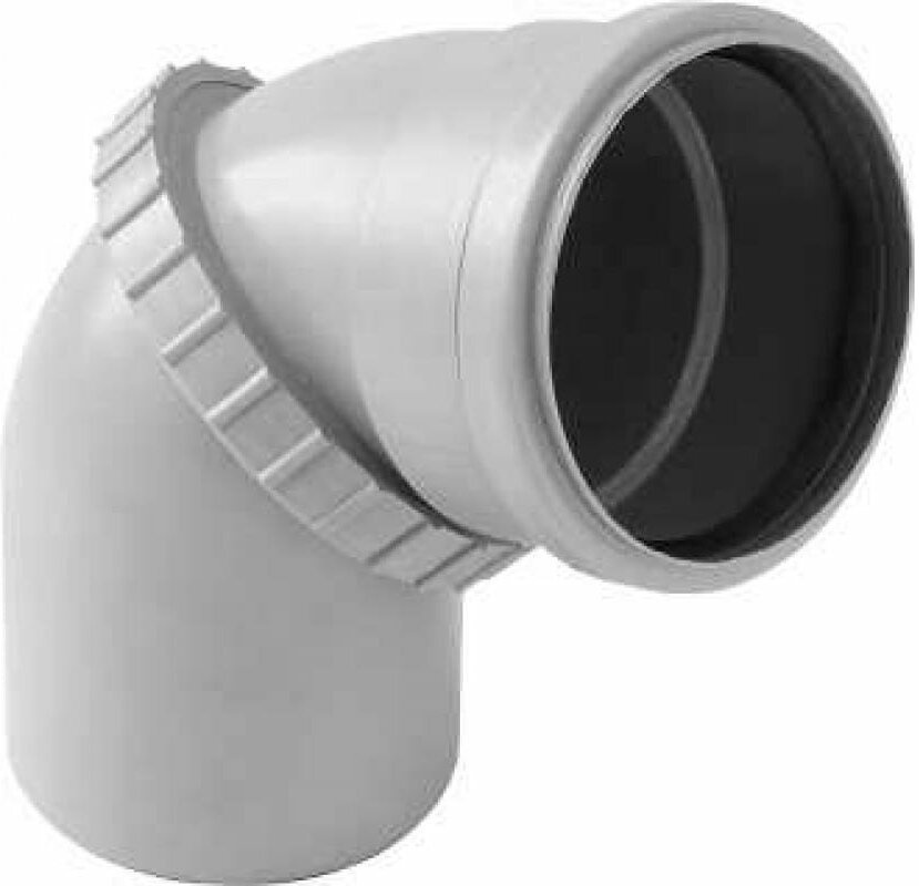 Колено кан поворотное (универсальное) 110 VALFEX - артикул K0000026622