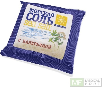 Medical Fort Sunmarin. С валерьяной. морская соль 1000 г