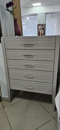 Комод Пинскдрев Орли, 84x49x120 см, серый