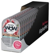 AlphaPet WOW кусочки в соусе ягненок, потроха 80 г 15 шт