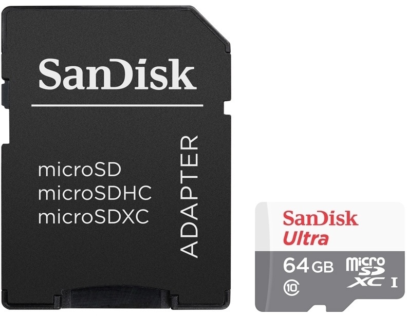 Карта памяти SanDisk SDSQUNR-064G-GN3MA 64GB