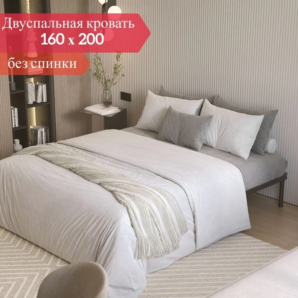 Купить Кровать IDEA Квадрат 914582625, 160x200 см, без подъёмного ...