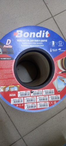 Bondit вспененная резина EPDM 1x9 мм