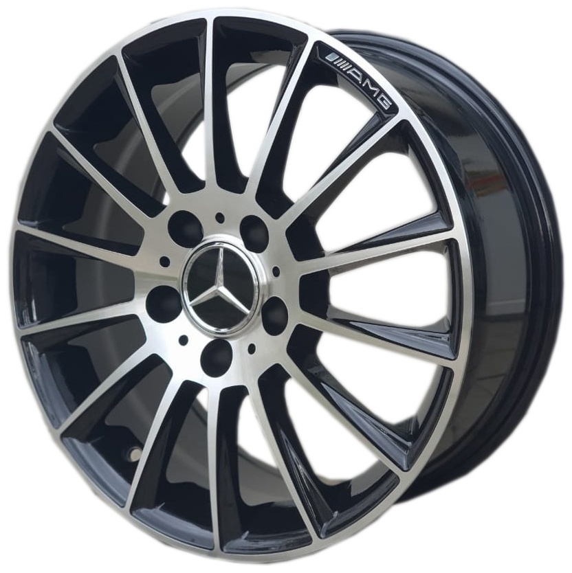 Replica 122 7x16/5x112 D66.6 ET35 черный, серебристый