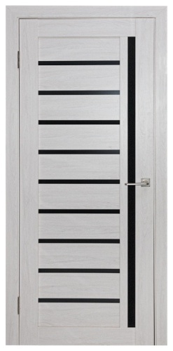 ВФД Light 11 Day Black gloss 2000x700 мм, со стеклом, царговая