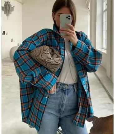 Рубашка Fashion голубой