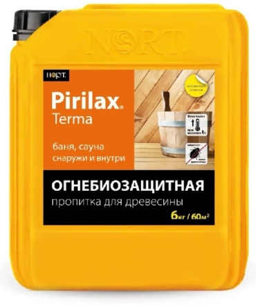 Норт пропитка Pirilax Terma бесцветный, 6 л