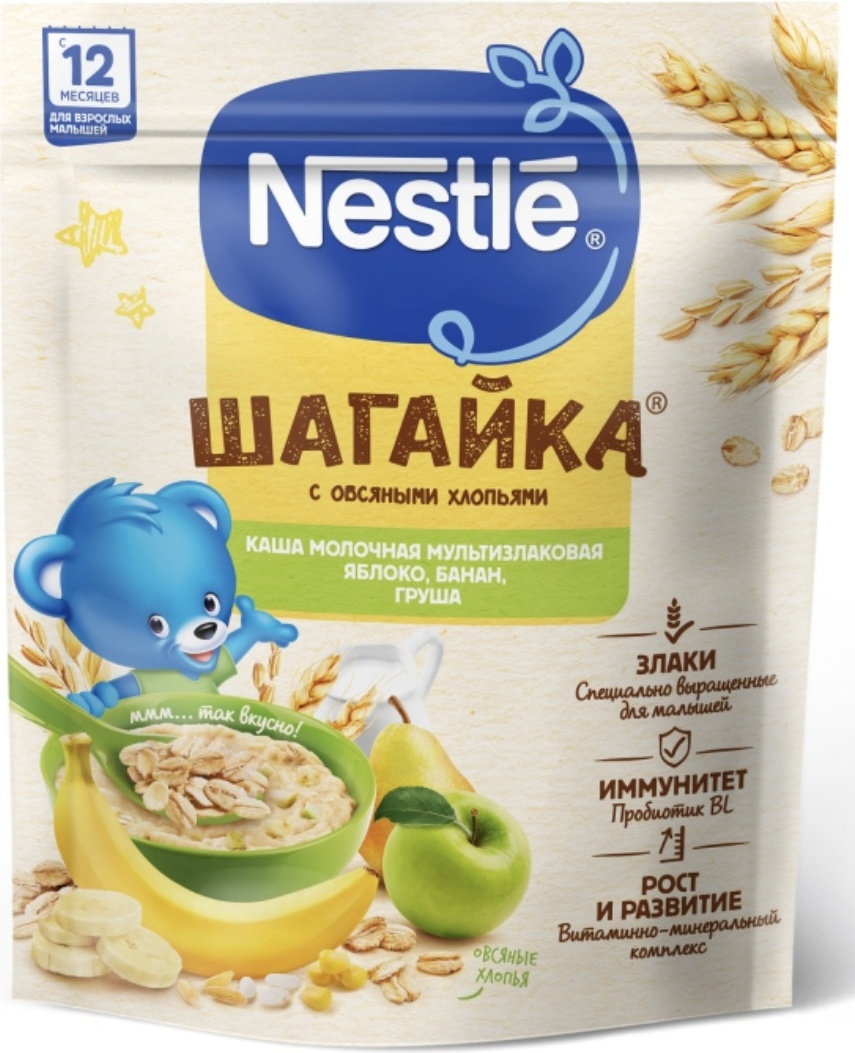 Купить Детская каша Nestlé овсяная яблоко, банан, груша 190 гр в кредит ...