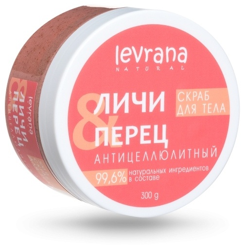 Levrana скраб Личи Перец для тела 300 г