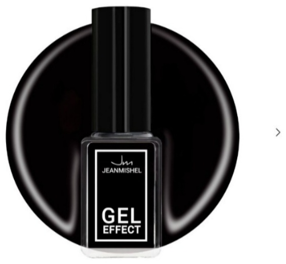 Jeanmishel лак Gel Effect 199 черный 6 мл