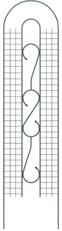 Шпалера для вьющихся растений RUSSIA 210x50 см, металл