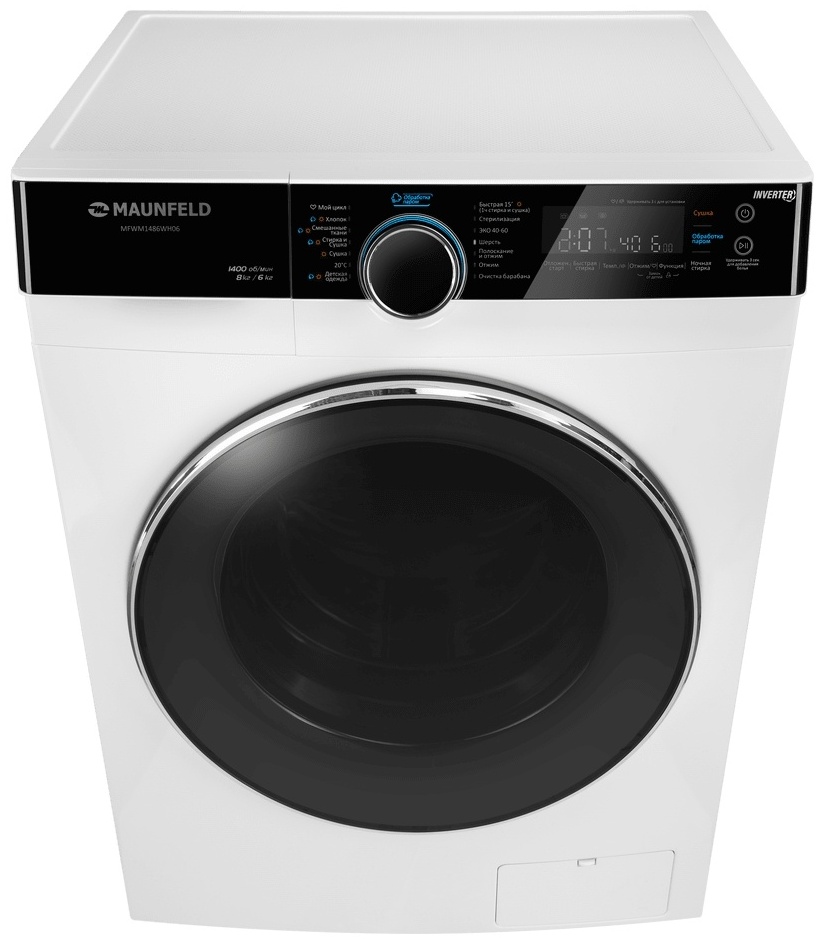 Стиральная машина MAUNFELD MFWM1486WH06 белый 2