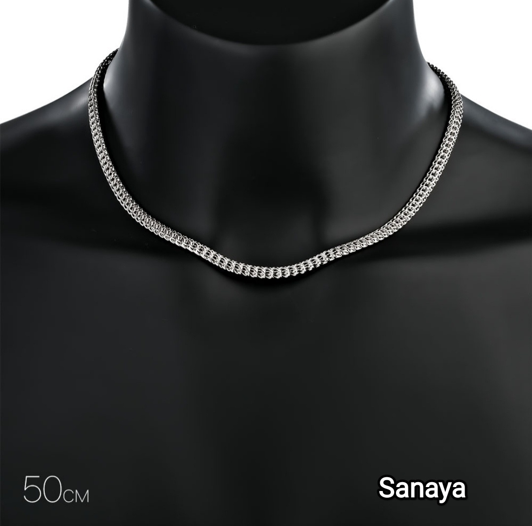 Кубачи 4891_50_27 длина 50 см, вес 27 г серебро, плетение питон