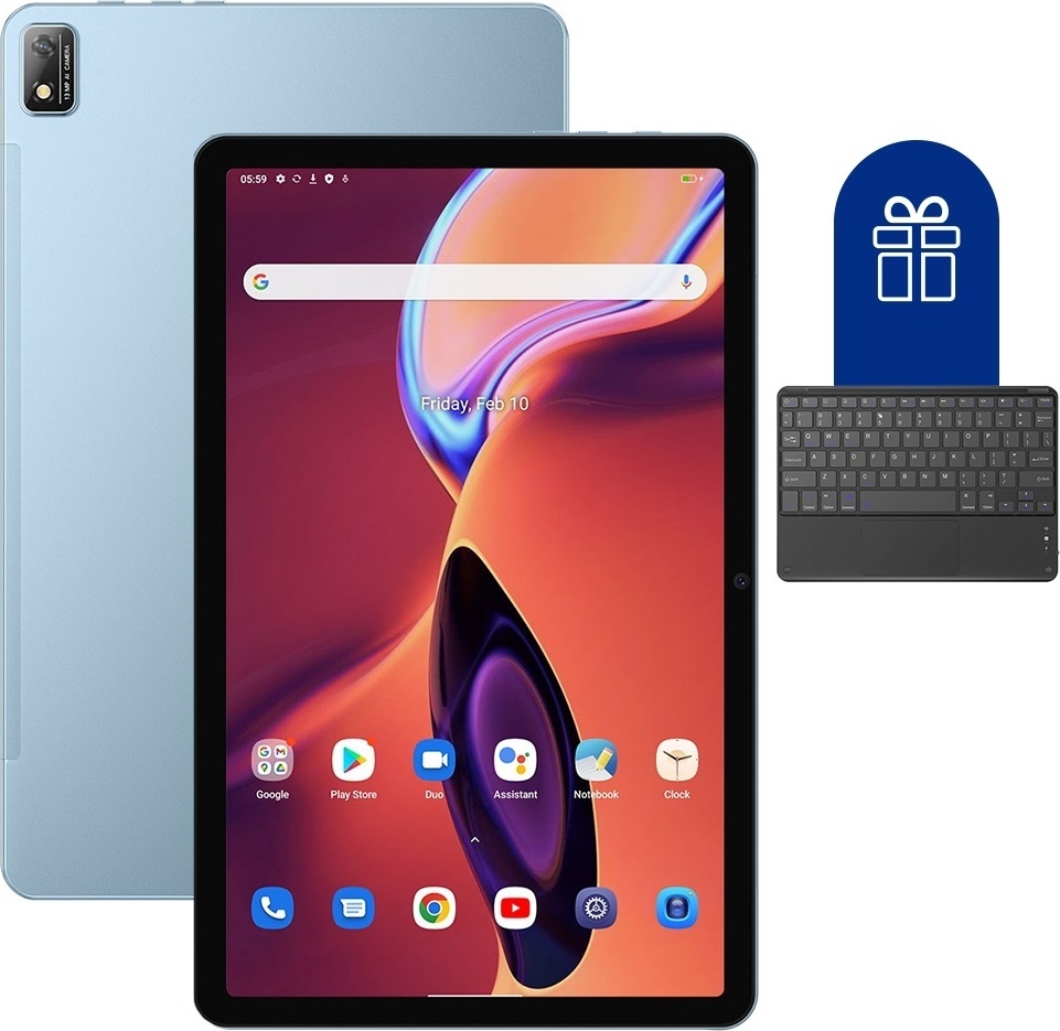 Купить Планшет Blackview Tab 16 4G 10.95 дюйм 8 Гб/256 Гб голубой ...
