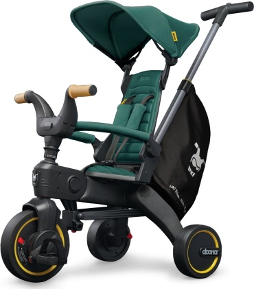 Трёхколёсный велосипед Doona Liki Trike S5 зеленый