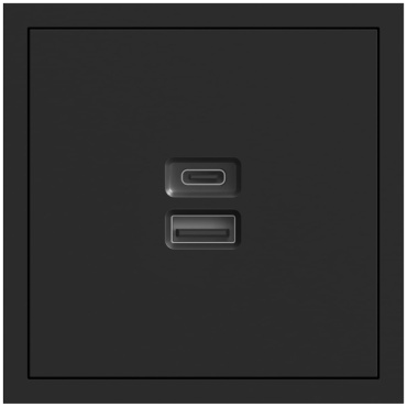 Розетка USB Wesa ТОТ AН-19 , черный