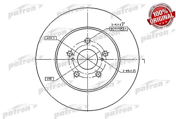 Диски PATRON передние PBD4493