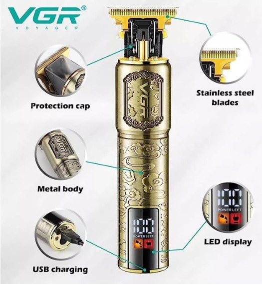 VGR Professional триммер V-073 золотой