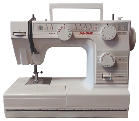 Швейная машина Janome 397 S белый, серый