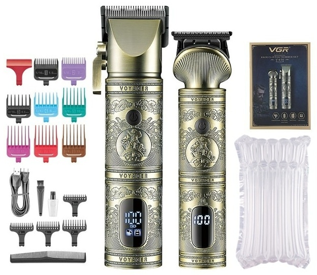 VGR Professional набор для стрижки V-670 бронзовый