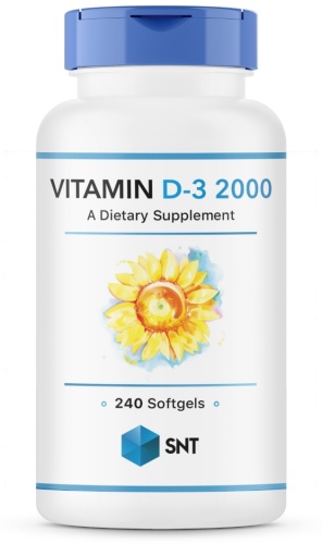 SNT Vitamin D-3 2000 iu Витамин Д3 капсулы 240 шт