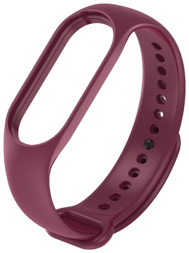 Ремешок MindStore для Xiaomi Mi Band 3, Mi Band 4 бордовый