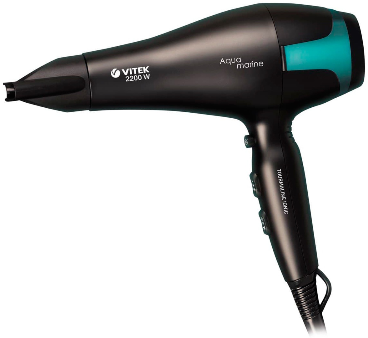 Vitek VT-8215 фен черный, зеленый