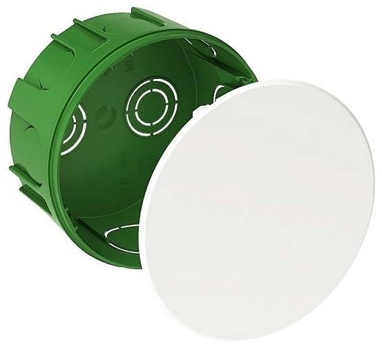 Распределительная коробка круглая Schneider Electric 100х100х50 мм, пластик