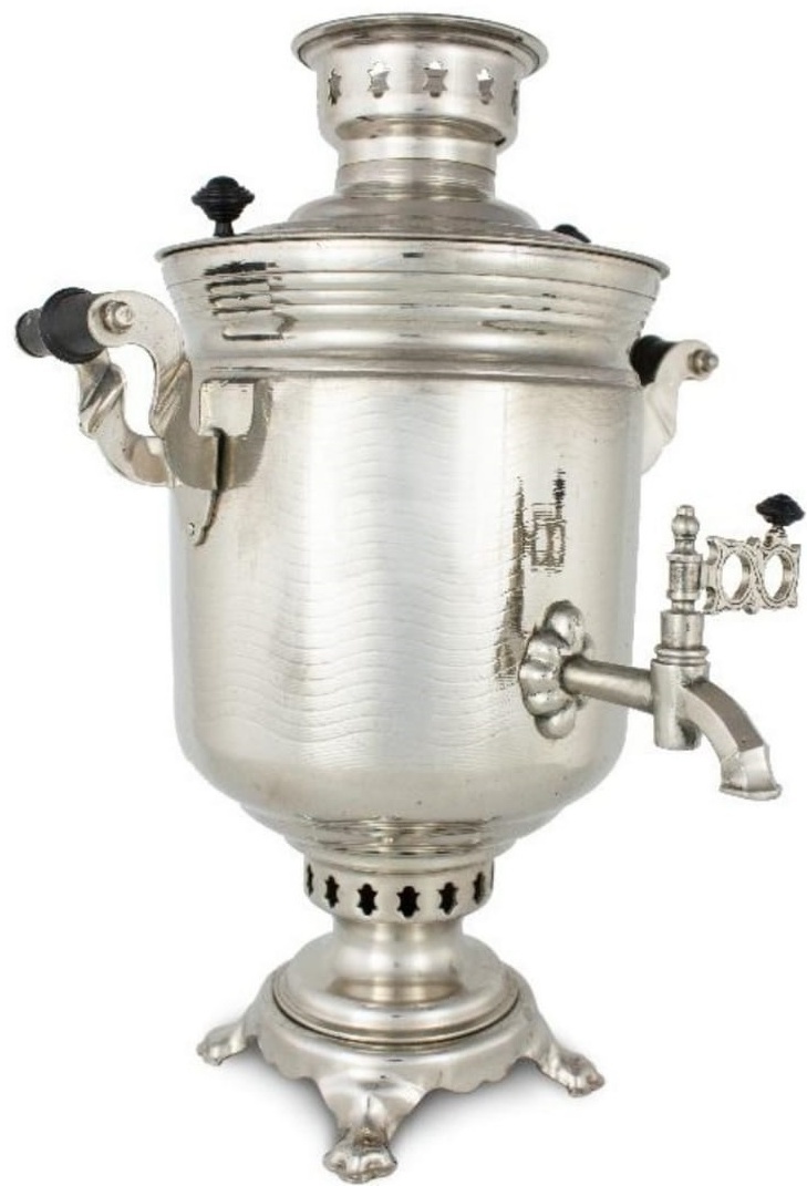 Самовар 1233578 7 л, латунь, пластик