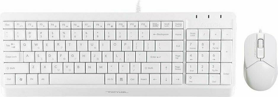 Клавиатура A4Tech Fstyler F1512S белый