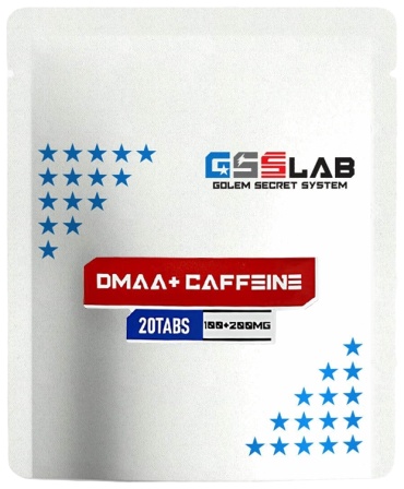 GSS LAB DMAA+Caffeine без вкуса 20 таблеток