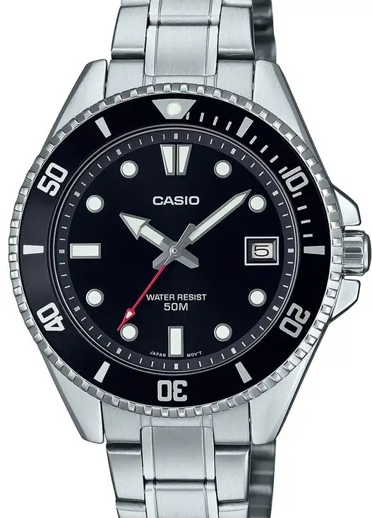 Кварцевые CASIO MDV-10D-1A1VDF нержавеющая сталь