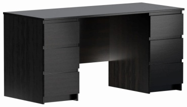Стол письменный MMZ Кастор, 151х65x75 см, коричневый