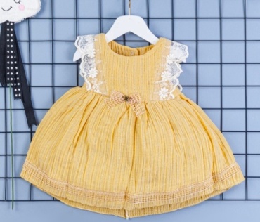 Повседневное платье Hippil Baby желтый