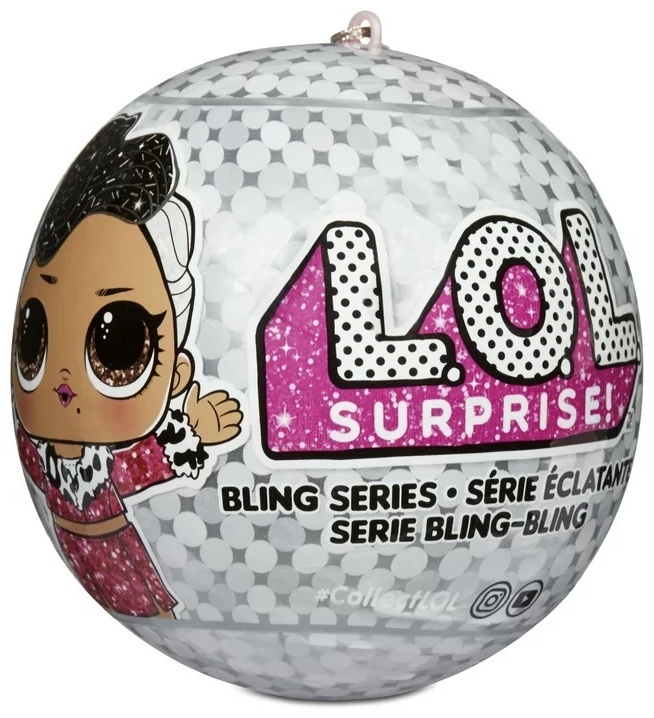 LOL Surprise Bling Series - Confezione Da 6 Palline Ornamentali Con 12 Personaggi Da Collezionare - Sorprese Acqua