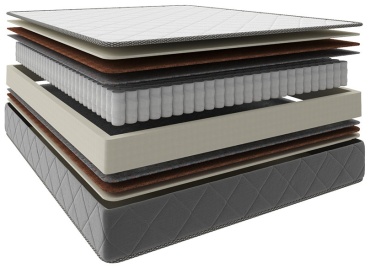 Матрас Lux Matras KZ Ортопедический, 150x200x20 см, чехол джерси, двойной жаккард