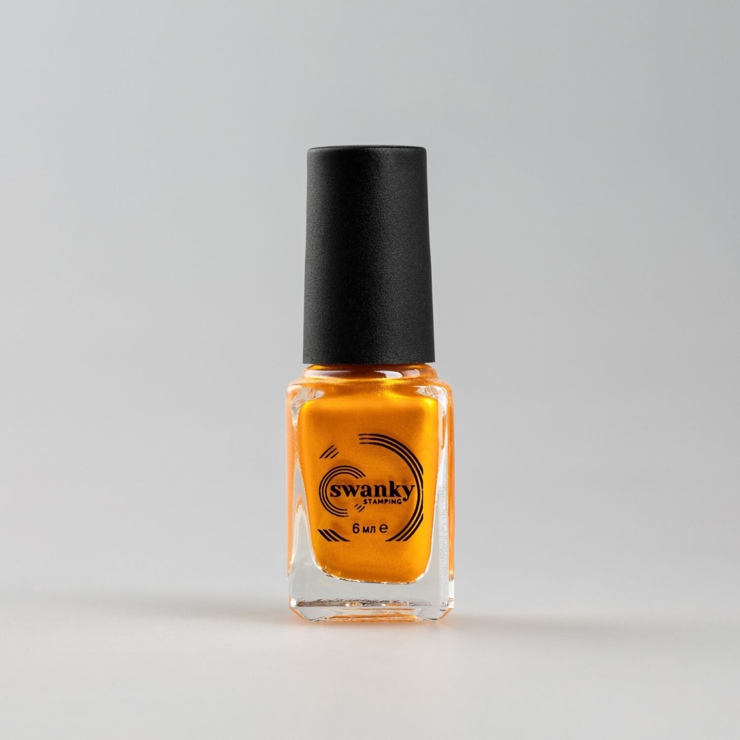 Swanky Stamping Лак для стемпинга М007 Холодное золото 6 мл