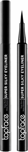 Topface Super Silky Eyeliner подводка-фломастер черный 001 Deep Black