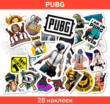 Sticker Universe PUBG 0444 28 шт.