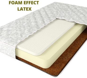Матрас Comfort Foam effect Latex, 155x205x20 см