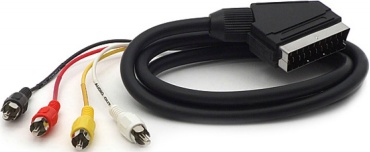 Кабель SCART - 3RCA 1.5 м