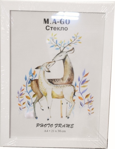 Рамка прямоугольная 21x30 см M.A-GO, дерево