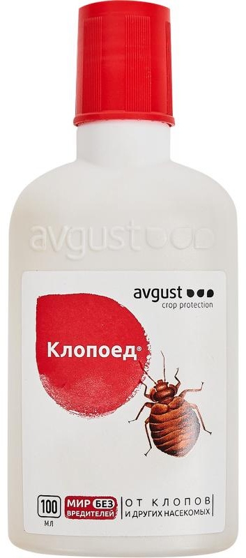 AVGUST средство от клопов Клопоед 100 мл