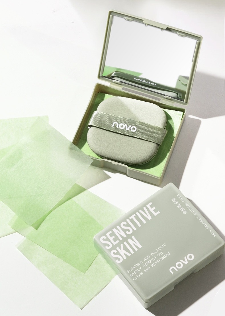 Novo Sensitive Skin салфетки матирующие бумажные 100 шт