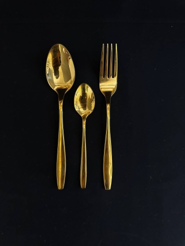 Набор столовых приборов Royal 36 шт, золотистый 36-GOLD