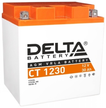 DELTA 1230 AGM Battery 30 обратная