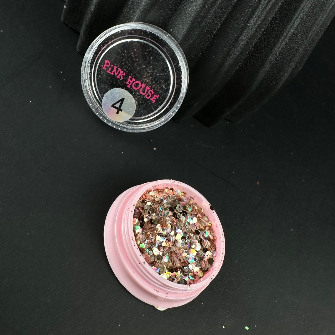 Pink House блестки блестящий микс 04 1 шт